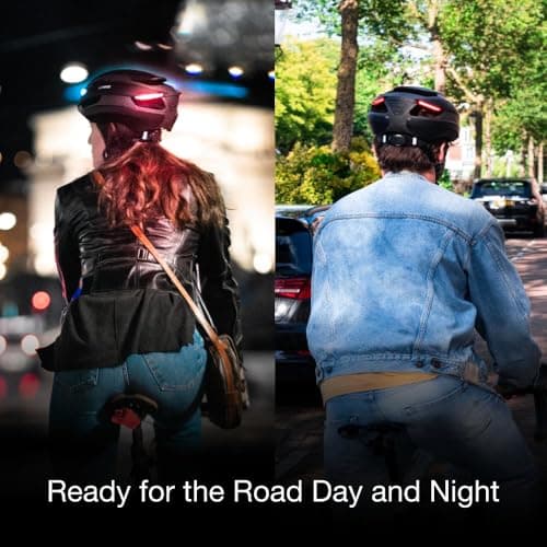 Lumos Ultra Smart Bike Helmet | Customizable Front and Back LED Lights with Turn Signals | Road Bicycle Helmets for Adults: Men, Women (Without MIPS) 7
