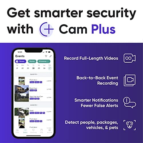 Wyze 24/7 Recording DIY Home Security System, Indoor/Outdoor, AI Person Detection, Color Night Vision, Compatible with Alexa, Up to 7 Days of Rolling Security Footage, 1 Camera + 1 SD Card Kit 9