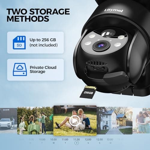 LITYMOL 4G LTE Cellular Solar Security Cameras Wireless Outdoor,No WiFi Cameras for Home Security,2K Surveillance Camera Lenses,Spotlight Siren Alarm,AI Detection,SD/Cloud Storage, Wire-Free 7