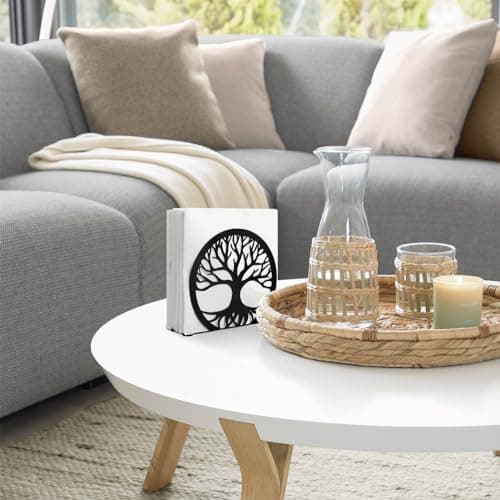 MSJGA Napkin Holder for Table, Standing Napkin Dispenser Outdoor Farmhouse Black Cocktail Napkin Holders for Kitchen Coffee Shop Dining Room (4.7"x 1.6"x 4") 7