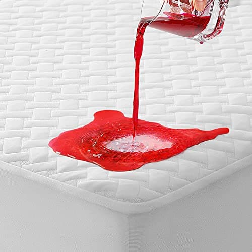 Rokduk Waterproof Mattress Protector Full Ultra Cooling Mattress Cover Hypoallergenic, Premium Knit Breathable Noiseless Bed Pad Protector Deep Pocket (Vinyl Free)