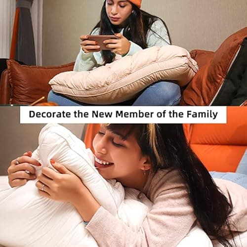 YOUR MOON Pillows Standard Size Set of 2, Soft Support Standard Pillow 2 Pack for Bed, Fluffy Down Alternative Pillow, Luxury Hotel Gel Pillows for Side Sleeping (Gray) 9