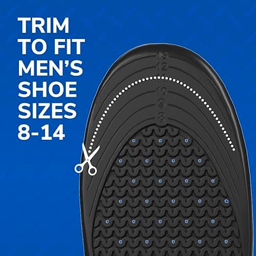 Dr. Scholl's Work Insoles (Pack) // All-Day Shock Absorption and Reinforced Arch Support That Fits in Work Boots and More (for Men's 8-14, Also Available for Women's 6-10) 1 Pair (Pack of 2) 2 Count 7