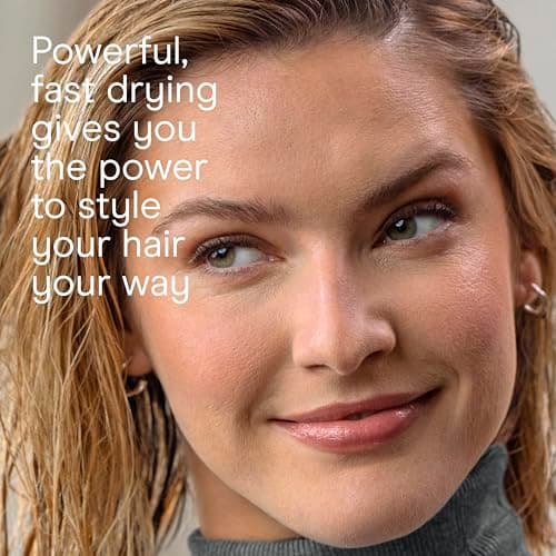 Infiniti PRO CONAIR DigitalAIRE Hair Dryer Drying Wand, Straightener and Styler, Ionic All-in-One Digital Motor Blow Dryer, Includes 3 High-Performance Attachments, Dark Blue 5