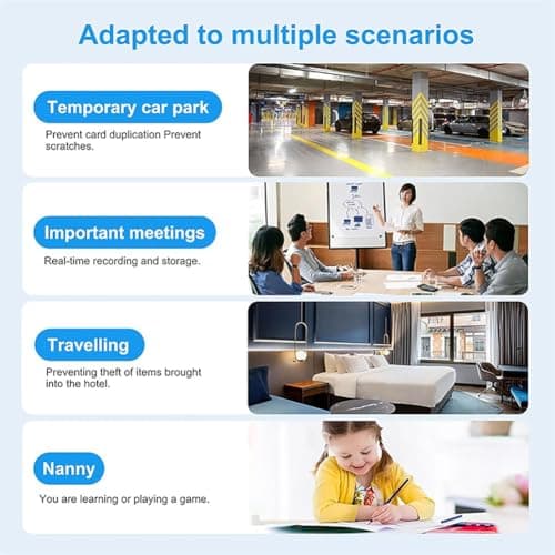 JDIV Cat Eye Camera, X5 Mini Camera Wireless, WiFi HD 1080p, Night Vision and Motion Activation (8GB) 5