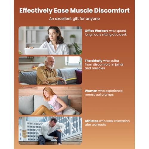 BOB AND BRAD Weighted Heating Pad with Far Infrared Therapy, FSA Eligible Electric Heating Pad for Back Neck Shoulders Pain Relief, Gift for Women Men, ETL Certified & HSA Eligible 2.4lbs 12"x24" 6