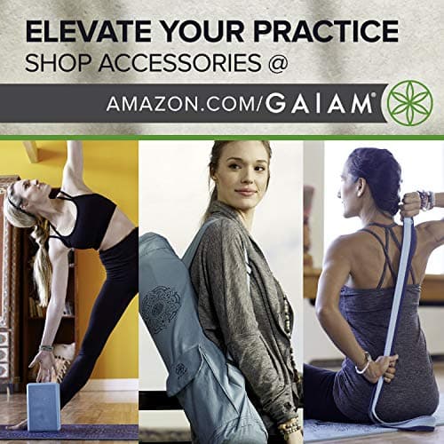 Gaiam Yoga Mat Premium Print Extra Thick Non Slip Exercise & Fitness Mat for All Types of Yoga, Pilates & Floor Workouts, Granite Mountains, 6mm 5