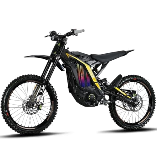 natkie Electric Motorcycle Bike for Adults, Electric Dirt Bike 8000W(Peak) Mid-Mounted Motor 72V/30AH Removable Battery, Top Speed 50MPH/75Miles Off Road Electric Mountain Bike, Dual LED Headlight