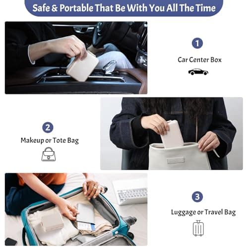 Foldable & Portable Pill Organizer 2 Times A Day with Extra Compartments - Etched Labels - Weekly 7 Day AM PM Medicine Box, Week Daily Travel Pill Case Holder Dispenser for Vitamin, Supplement - Khaki 6