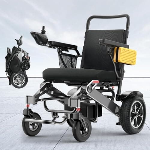 Goldseason Heavy Duty Electric Wheelchairs for Adults - 30 Miles Range & 400 lb Capacity, 500W Power Wheelchair with 13'' Large Tires, Foldable Mobility Motorized Wheelchair for Seniors, Black