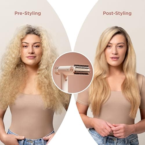 Shark Hair Dryer | SpeedStyle | No Heat Damage Hair Styling Tool | 3 Styling Tools Included | Portable & Powerful Blow Dryer | Best for Straight & Wavy Hair | Silk | HD331 11