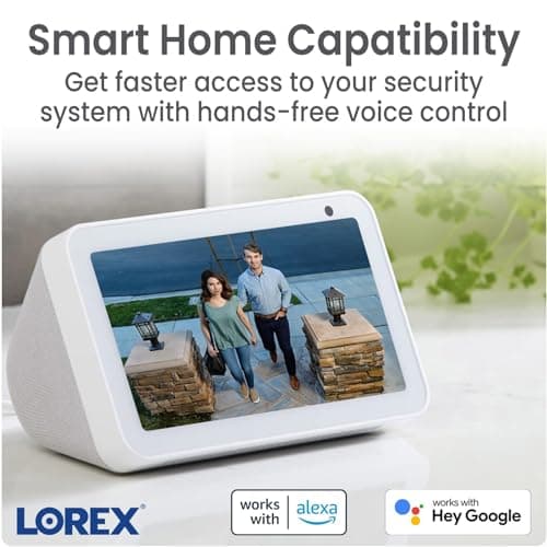 Lorex 2K Indoor WiFi Security Camera for Home, Pet Cam, Baby Cam - Mobile App, IR Night Vision, Person Detection & 2 Way Talk - Free 16GB Micro SD 6