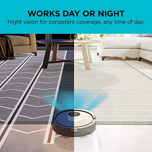 Shark AI Robot Vacuum, Smart Mapping|Scheduling|Pet Hair Pick Up|Logical Navigation, Black/Silver (RV2001), Carpet 11