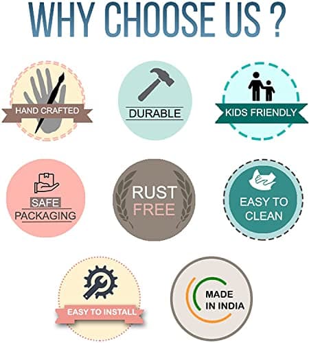 Indian Shelf Brass Frog Door Knocker - Gold Door Decorations - Victorian Style Door Ring Bell - 5.58 Cm 6