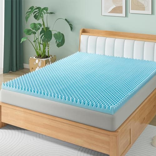VISCOFLEX Dual Layer 4 Inch Foam Twin Mattress Topper - 2 Inch Egg Crate Firm Mattress Topper and 2 Inch Down Alternative Pillow Top Mattress Pad with 8-21 Inch Deep Pocket, Ultra Comfy Support 6