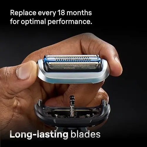 Braun Electric Shaver for Men, Series 7 7177cc, Wet & Dry Shave, Turbo & Gentle Shaving Modes, Waterproof Foil Shaver, Space Grey 6