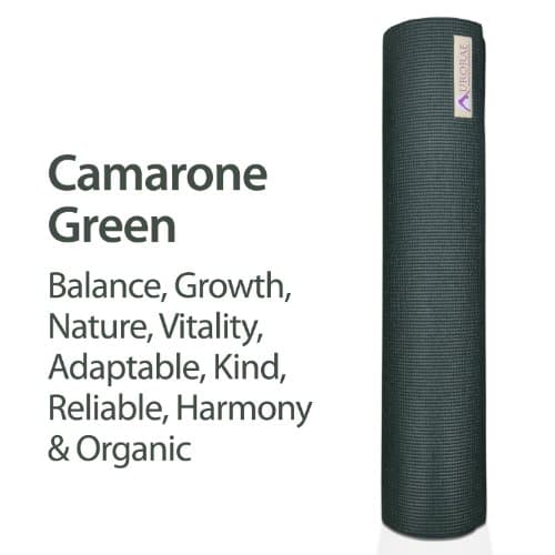 AURORAE Classic/Printed Extra Thick and Long Yoga Mat. Slip Free Rosin included 5