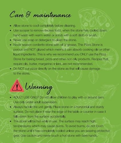 BIRDROCK HOME Pizza Stone for Oven and Grill | 16" Cordierite Baking Stone for Cooking, Bread, Pie, BBQ | Indoor - Outdoor | Grill, Smoker, Toaster Use | Ceramic Sheet for Crispy Crust (Round) 7