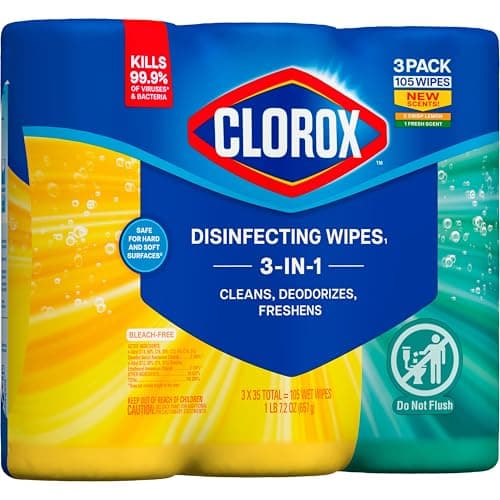 Clorox Disinfecting Cleaning Wipes Variety Pack, 35 Count Each (Package May Vary) 10