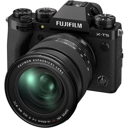 Fujifilm X-T5 Mirrorless Digital Camera XF16-80mm Lens Kit - Black 7