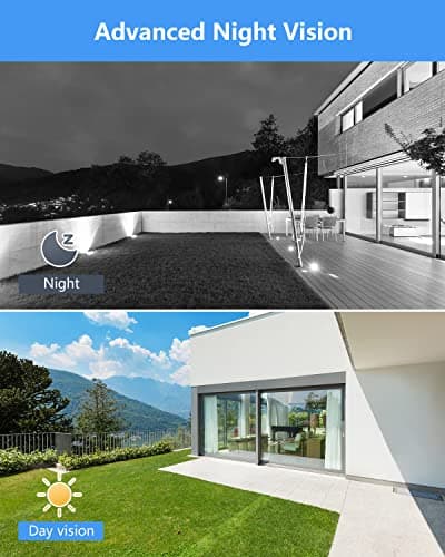 Jennov POE Camera Outdoor 5MP(2592x1944) HD IP PTZ Security Camera with 5X Optical Zoom, 260° Pan-Tilt View, 68ft NightVision, Human Detection, Mic/Audio, IP66 Weatherproof, Videolink APP 6