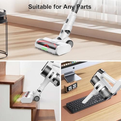 Maircle Cordless Vacuum Cleaner, Stick Vacuum Cleaner with Brushless Motor Powerful Suction 55min Runtime for Carpet Pet Hair 5