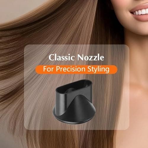 Licoseam Hair Dryer, 1600W Small Foldable Hair Blow Dryer, Fast Drying Compact Hair Dryer, Black 5