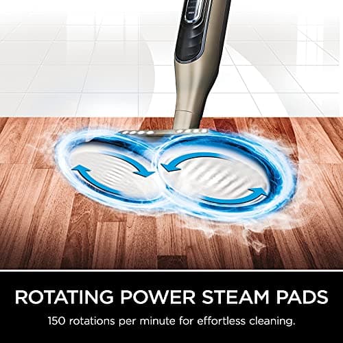 Shark All-in-One Scrubbing & Sanitizing Hard Floor Steam Mop, Designed for Hard Floors, with 4 Dirt Grip Soft Scrub Washable Pads, 3 Steam Modes & LED Headlights, S7005 5