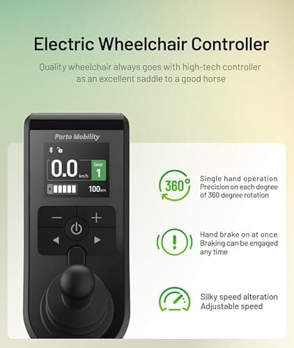 Ranger Magnum Ultra Heavy Duty Folding Electric Wheelchair - All-Terrain, Weatherproof, Dual 350W Motors, 660 lb Capacity, Dual Side Batteries (Silver, XL (24" Seat)) 7