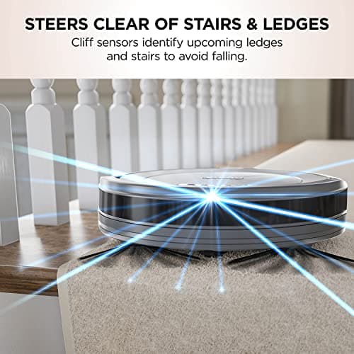 Shark AV753 ION Robotic Vacuum, Wi-Fi Connected, 120min Runtime, Compatible with Alexa, Multi-Surface Cleaning, Gray (Renewed) 6