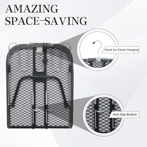 ZOES HOMEWARE Metal Mesh Panel Tabletop Ironing Board | Foldable Iron Board | Heavy Duty Small Iron Board with Heat Resistant Cover and 100% Cotton 8mm Thicken Pad | 31.5"x11.8"x6.2" 5