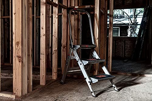Little Giant Ladders, Safety Step, 3-Step, 3 Foot, Step Stool, Aluminum, Type 1A, 300 lbs Weight Rating, (10310BA) 22
