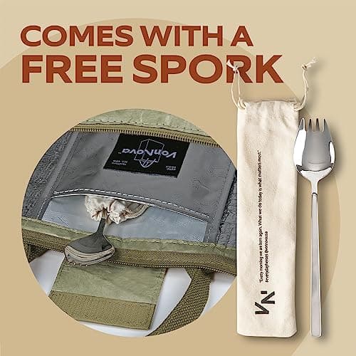 VonNova Women’s Insulated Lunch Bag with Premium 4mm Cooler Insulation, Cute Large 7L Lunch Tote for Office, Durable Small Lunch Box for Women, Stylish Lunchbox for Adults, Teens, Nurses, Teachers 5