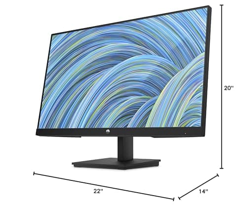 HP V24v G5, 23.8-inch, Full HD (1920 x 1080) FHD Monitor, AMD FreeSync (V24v G5, Black) 6