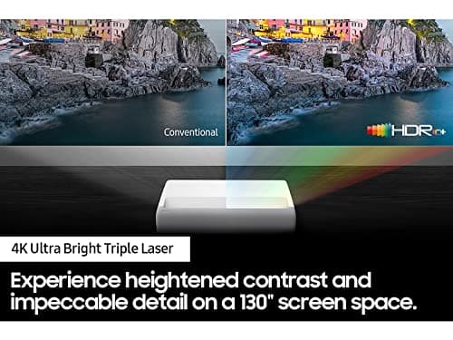 Samsung SP-LSP9T 130 Inch The Premiere 4K Smart Laser Short-Throw Projector with an Additional 1 Year Coverage (2021) 7