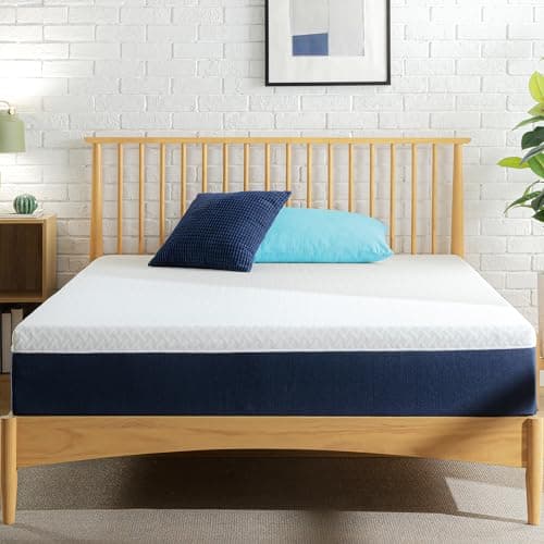 ZINUS 10 Inch Full Cooling Comfort Hybrid Mattress [New Version], Fiberglass Free, Medium Firm Feel, Motion Isolation, Certified Safe Foams & Fabric