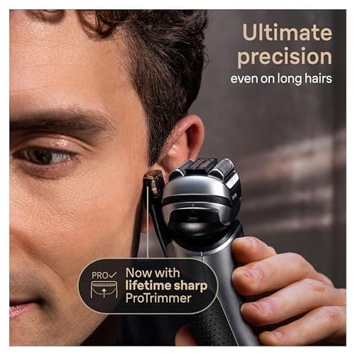 Braun Series 9 PRO+ Electric Shaver, Shaving Kit with 5 Pro Shave Elements and ProComfort Head, SmartCare Center 6