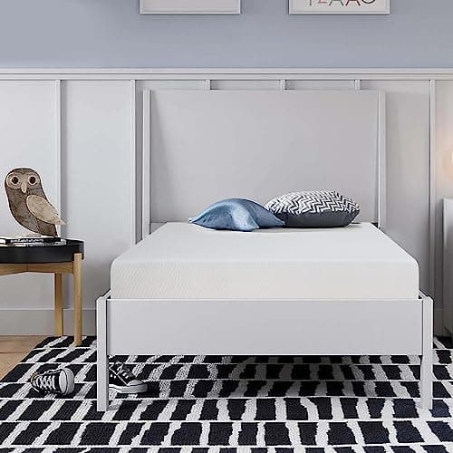 Dopinmin Twin Size 5 Inch Gel Memory Foam Mattress Medium-Firm Mattress for Pressure Relief & Cooler Sleep, Mattresses for Kid Bunk Bed, Trundle Bed, Daybed, CertiPUR-US Certified, Bed in a Box
