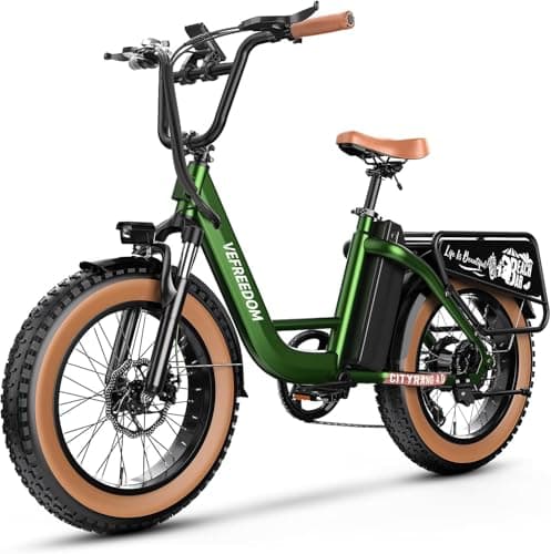 1500W Peak Electric Bike for Adults, 48V 20Ah Removable Battery Max Range 80Miles & 30MPH Electric Bicycle, 20''×4.0" Fat Tire Ebike,Fast Cargo Ebikes,Commute Mountain Step Thru E-Bike…