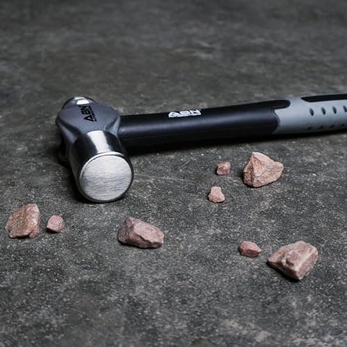 ABN Ball Pein Hammer 5-pc Set – 8, 12, 16, 24, 32 oz – Fiberglass & Carbon Steel for Metal Rivet, Chisel, Punch 6