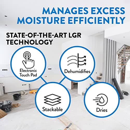 Dri-Eaz LGR 7000XLi Commercial Dehumidifier with Pump F412, 29 Gal, Industrial Dehumidifier 7