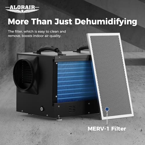 ALORAIR 120 PPD Energy Star Wi-Fi Dehumidifier for Crawl Space, Basement, and Commercial Use, APP Control with Pump and Hose, Compact Auto-Defrost Design 8