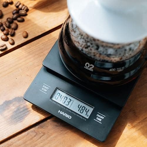 Hario V60 Drip Scale, Black (New Model) 5