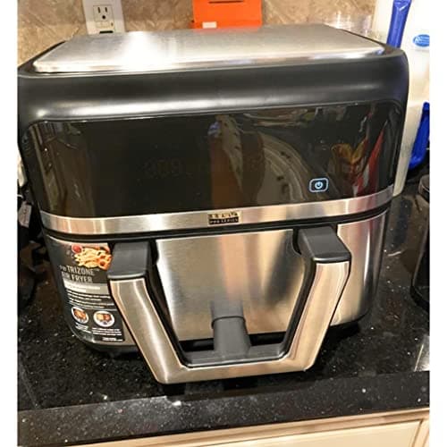 Bella Pro Series - 9-qt. Digital Air Fryer with Dual Flex Basket - Stainless Steel 8