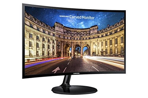 Samsung CF390 (LC24F390FHNXZA) 24-inch LED Curved FHD 4ms FreeSync Monitor Black (Renewed)