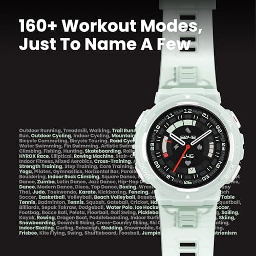 Amazfit Active Edge Smart Watch 46 mm, Rugged Sport & Fitness Watch, GPS, AI Health Coach for Outdoor, Workouts & Exercise, 16 Days Battery, 130+ Sports Modes, for Android iPhone, Midnight Pulse 5