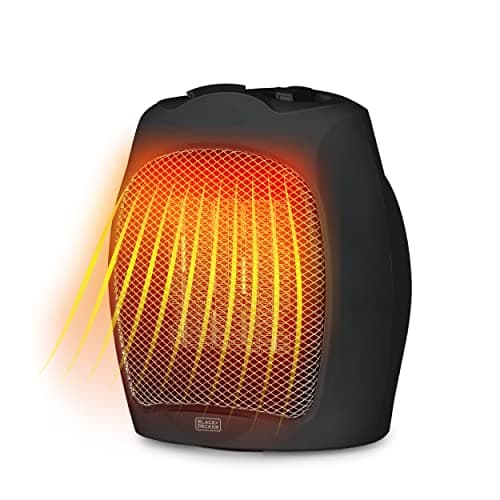 BLACK+DECKER Small Space Heater, 1500W Ceramic Heater for Indoor Use