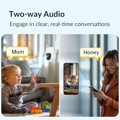 Vicohome 2K Solar Wireless WiFi Security Cameras Outdoor, 355° PTZ, Solar & Battery Powered, PIR Motion Detection, 3MP Full-Color Night Vision, IP65 Waterproof, Cloud&SD Card Storage(Without SD Card) 7