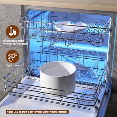 Ceramic Cat Water Fountain,Cat Water Fountain Cordless Battery Operated 78oz/2.3L with Motion Sensor, Ultra Quiet Pump BPA-Free for Cats, Dogs, Multiple Pets 8