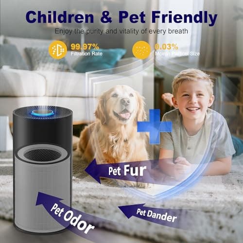 2 Pack True HEPA KILO Filter Replacement Compatible with Afloia KILO, KILOPLUS, KILOPRO, MIRO, MIRO PRO and MORENTO MR-Kilo, Kalo Air Purifier, 360° 3-Stage Filtration, White 7